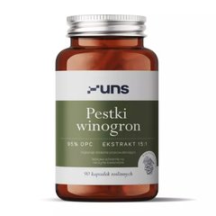 Экстракт виноградных косточек UNS Pestki winogron 90 капсул