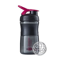 Спортивна пляшка-шейкер BlenderBottle SportMixer 20oz/590ml Black/Pink (ORIGINAL)