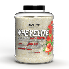 Сироватковий протеїн Evolite Nutrition WheyElite 2000 г strawberry