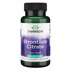 Стронция Цитрат Swanson Strontium Citrate 430 mg 60 капсул