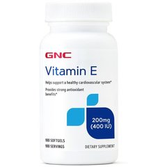 Вітамін Е GNC Vitamin E 400 100 капсул