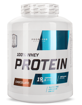 Сывороточный протеин концентрат Progress Nutrition 100% Whey Protein 1800 г Шоколад