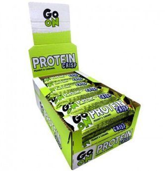 Энергетические батончики GoOn Crisp Bar 24x50 г Peanut Caramel