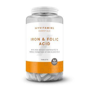 Железо с фолиевой кислотой Myprotein Iron & Folic Acid 90 таблеток