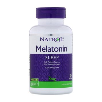 Мелатонін Natrol Melatonin 3 mg 240 tabs