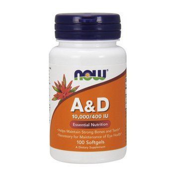 Комплекс витаминов Now Foods Vitamin A&D (100 капс)
