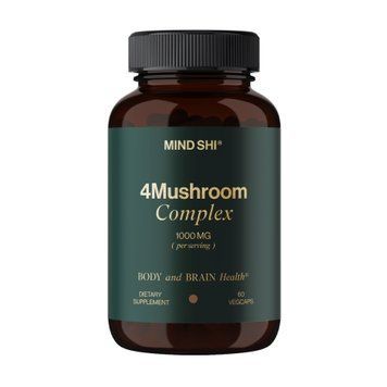 Грибний комплекс Mind Shi 4Mushroom Complex 1000 mg 60 вег. капсул