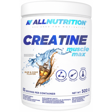 Креатин моногідрат AllNutrition Creatine Muscle Max - 500g Rum Coke