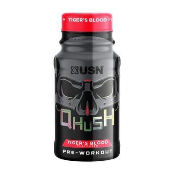Передтренувальний Напій USN Qhush Pre-workout Shot 60 мл Tiger's Blood