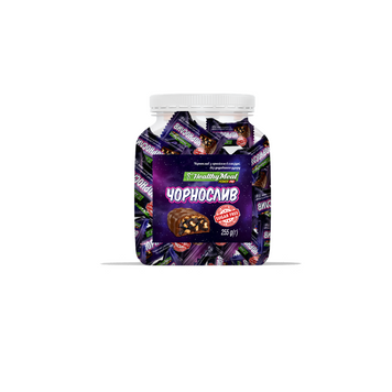 Цукерки без цукру Power Pro Healthy Meal 255 г чорнослив з арахісом в глазурі
