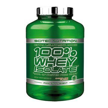 Сывороточный протеин изолят Scitec Nutrition 100% Whey Protein Isolate 2000 грамм Шоколад орех