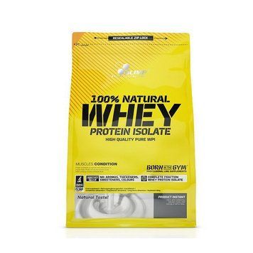 Сироватковий протеїн ізолят OLIMP 100% Natural Whey Protein Isolate (600 г) natural