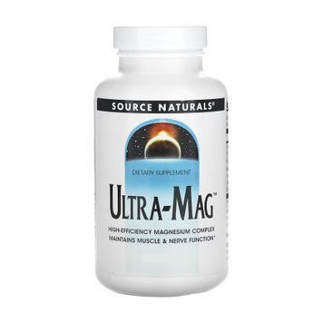 Магний комплекс Source Naturals Ultra-Mag Magnesium Complex 60 таблеток