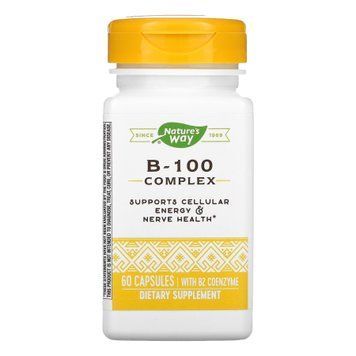 Комплекс вітамінів групи Б Nature&rsquo;s Way B-100 Complex 60 капсул