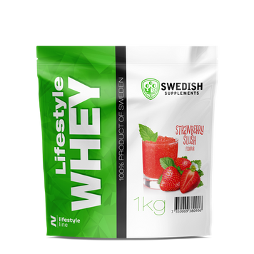 Сироватковий протеїн ізолят Swedish Supplements Lifestyle Whey 1000 грамм strawberry slush