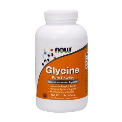 Глицин Now Foods Glycine Pure Powder 454 г