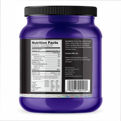 Сироватковий протеїн Ultimate Nutrition Prostar Whey 454 г Vanilla