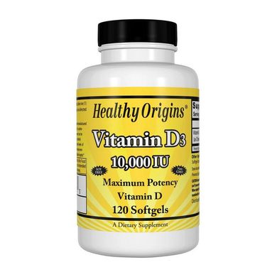 Вітамін Д3 Healthy Origins Vitamin D3 10.000 IU (120 капс)