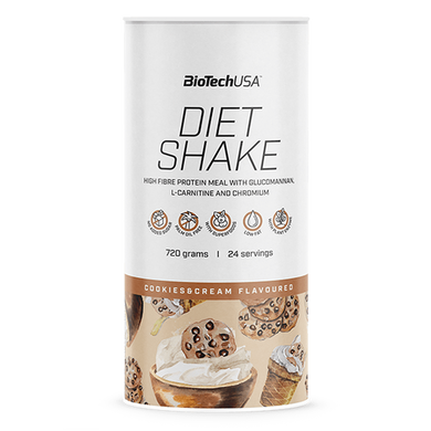 Заменитель питания BioTeсhUSA Diet Shake 720 грамм Cookies & Cream