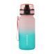 Пляшка Для Води Uzspace Frosted Gradient Waterbottle 3034 350 мл Pink/Blue