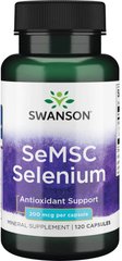 Селен Swanson SeMSC Selenium 200 mcg 120 капсул
