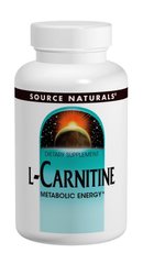 Л-карнитин Фумарат 250 мг, Source Naturals, 120 капсул