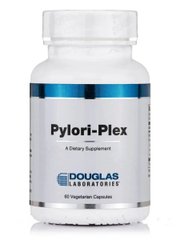 Смола смазочного дерева + питательные вещества для желудка и желудочно-кишечного тракта Douglas Laboratories Pylori-Plex 60 вегетарианских капсул