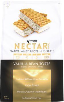 Сироватковий протеїн ізолят Syntrax Nectar 907 г vanilla bean torte