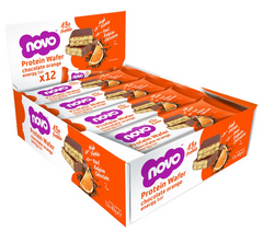 Протеиновые батончики Novo Nutrition Protein Wafer bar 12x40 г Choclate Orange