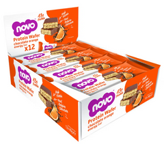 Протеїнові батончики Novo Nutrition Protein Wafer bar 12x40 г Choclate Orange