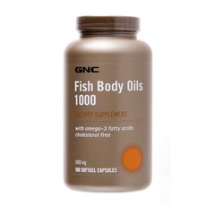 Омега 3 GNC Fish Body Oils 1000 180 капс риб'ячий жир