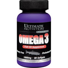 Омега 3 Ultimate Nutrition Omega 3 90 капс рыбий жир
