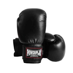 Боксерські рукавиці PowerPlay 3004 Чорні 12 унцій