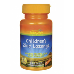 Цинк Thompson Children`s Zinc plus C 5 mg 45 Льодяників