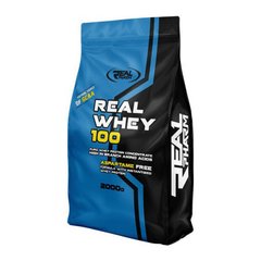 Сироватковий протеїн концентрат Real Pharm Real Whey 100 2000 грам Шоколад