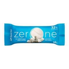 Протеїнові батончики Sporter ZerOne 25x50 г Сoconut ice cream