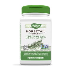 Экстракт хвоща полевого Nature’s Way Horsetail Grass 440 mg 100 вег. капс