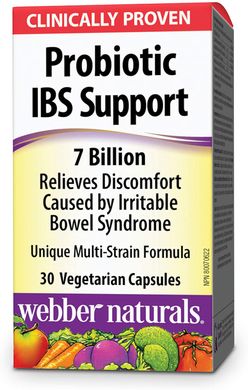 Пробіотики Webber Naturals Probiotic IBS Support 7 Billion 30 капсул