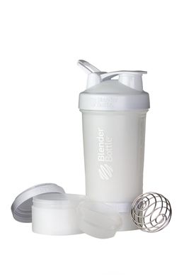 Шейкер спортивний BlenderBottle ProStak 22oz/650ml з 2-ма контейнерами White (ORIGINAL)