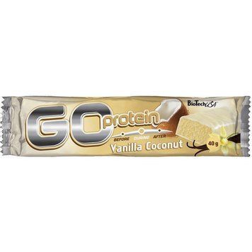 Протеїновий батончик BioTech Go Protein Bar 40 г vanilla coconut