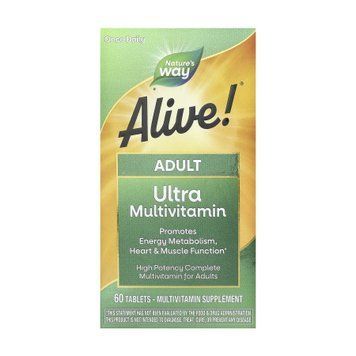 Комплекс вітамінів Nature&rsquo;s Way Adult Ultra Potency Multi 60 таблеток