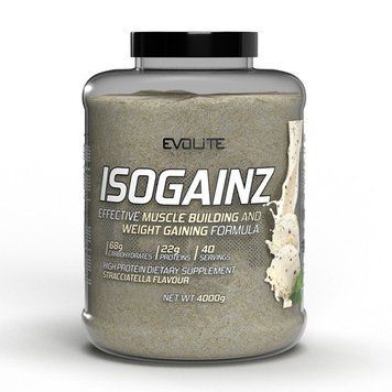 Гейнер для набору маси Evolite Nutrition IsoGainz 4000 г straciatella