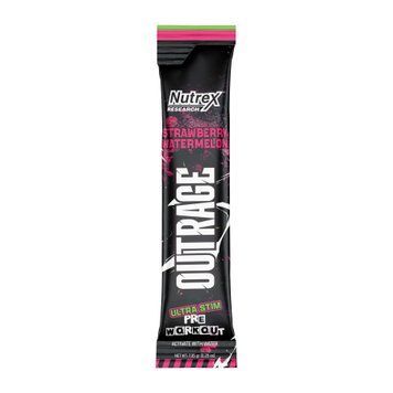 Передтренувальний комплекс Nutrex Outrage 7 г Strawberry Watermelon