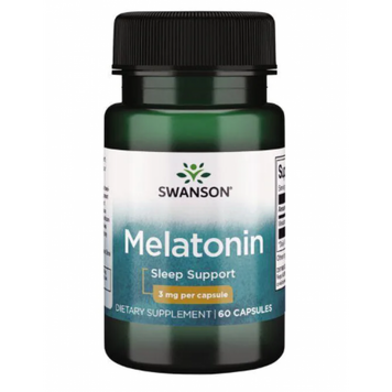 Мелатонін Swanson Melatonin 3 mg 60 капсул
