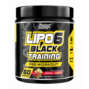 Предтренировочный комплекс Nutrex Lipo-6 Black Training 264 г Wild Grape