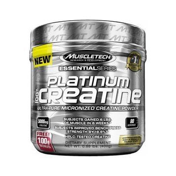 Креатин моногідрат MuscleTech Platinum 100% Creatine (400 г) unflavored