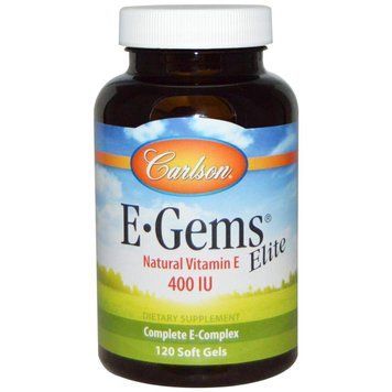 Вітамін Е, Vitamin E, Carlson, Еліт, 400 МО, 120 капсул