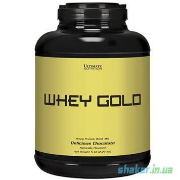 Сывороточный протеин концентрат Ultimate Nutrition Whey Gold 2270 г delicious vanilla