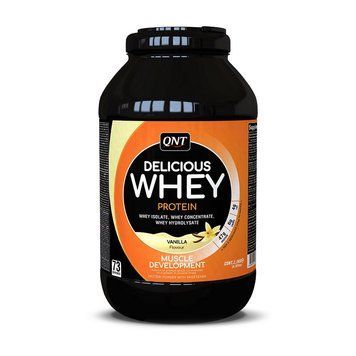 Сироватковий протеїн концентрат QNT Delicious Whey Protein 2200 г делішс belgian chocolate