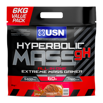 Гейнер для набора массы USN Hyperbolic Mass gH 6000 г chocolate